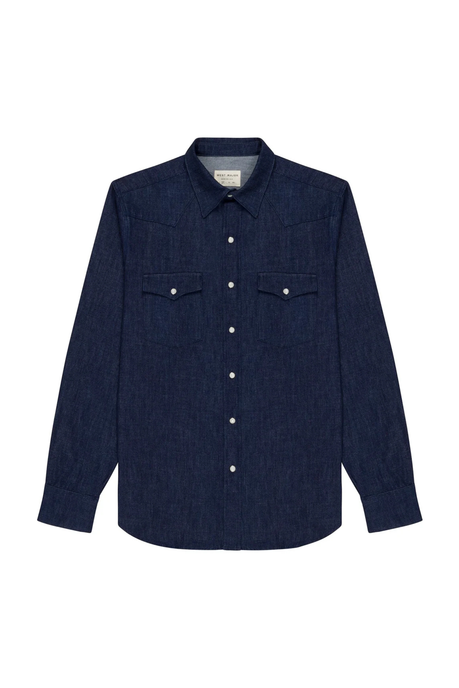 Indigo Denim Western Shirt