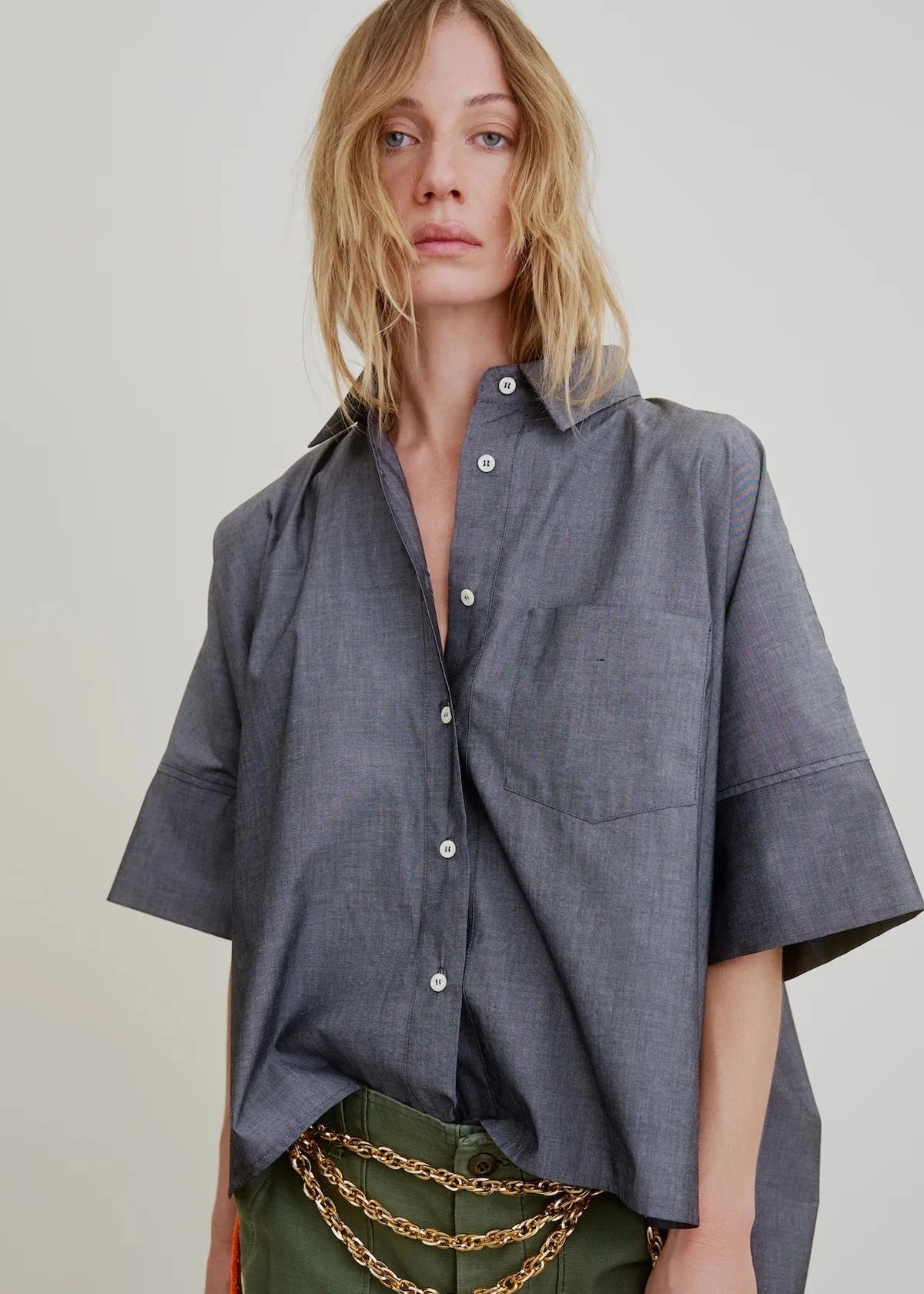 Vesper Grey Chambray