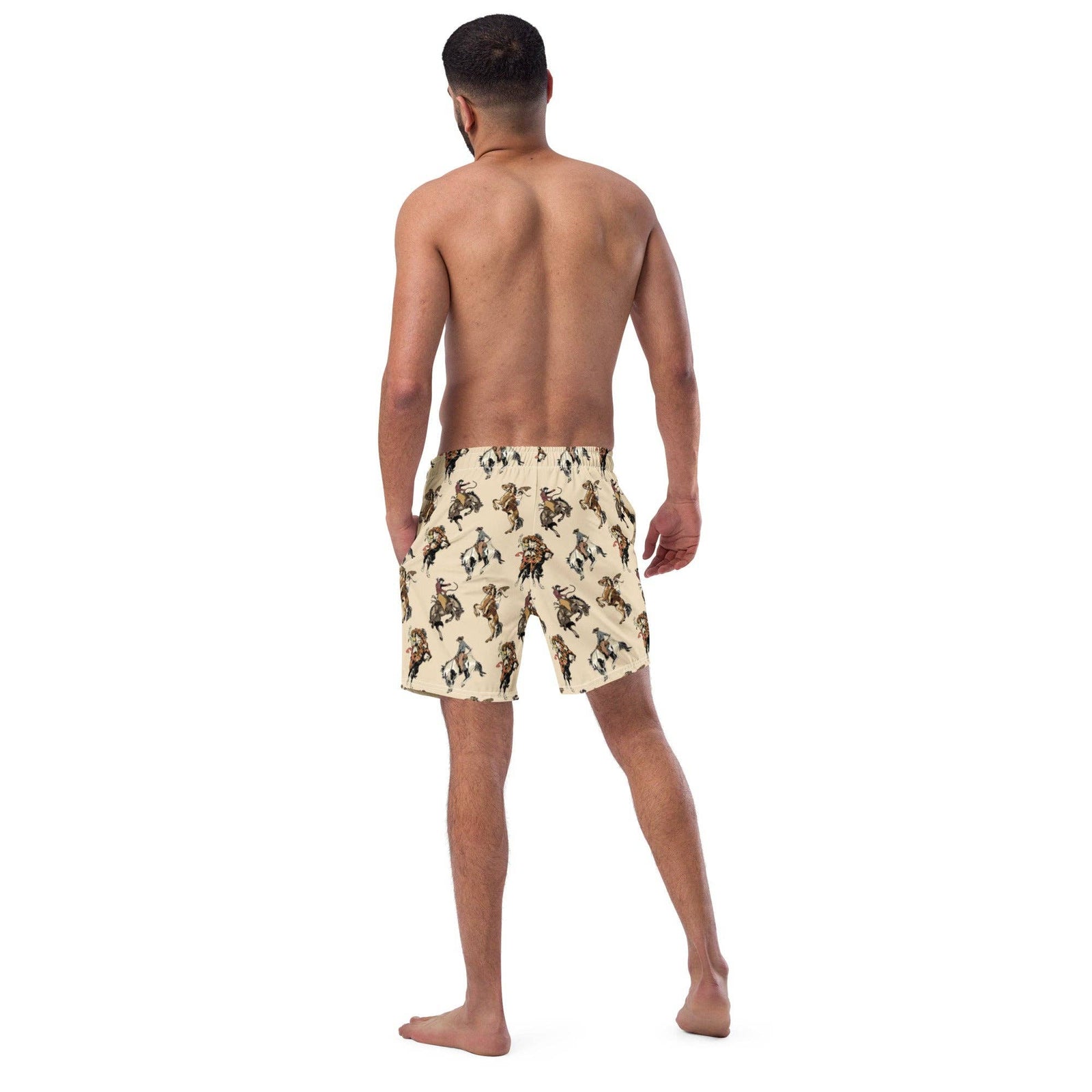 Yeehaw Cowgirl Men's Swim Trunks