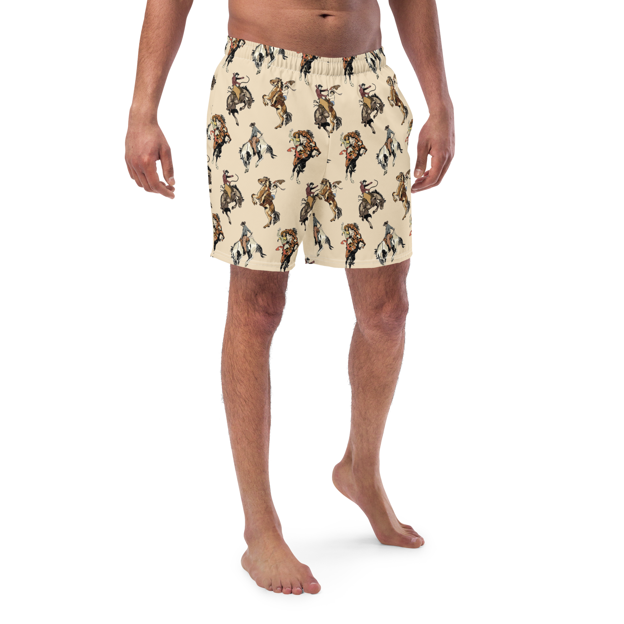 Yeehaw Cowgirl Men's Swim Trunks
